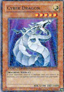 Cyber Dragon - DT01-EN009 - Rare Parallel Rare - Duel Terminal x1 - Near Mint