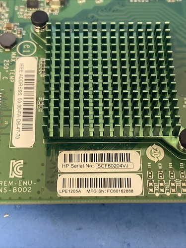 HP LPE1205A 8Gb Fibre Channel Host Bus Adapter 659818-B21 662538-001 656912-001 - Picture 2 of 6