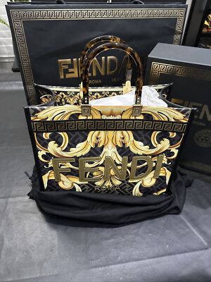 New Fendi X Versace Fendace Collaboration Sunshine Black New Fendi X Versace Fendace Collaboration Sunshine Black