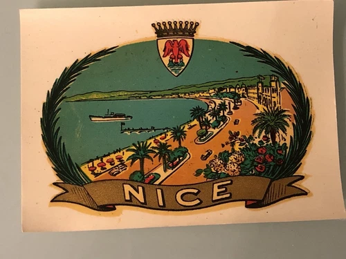 Vintage Chromotransfer Decal Year 50/60 NICE 06