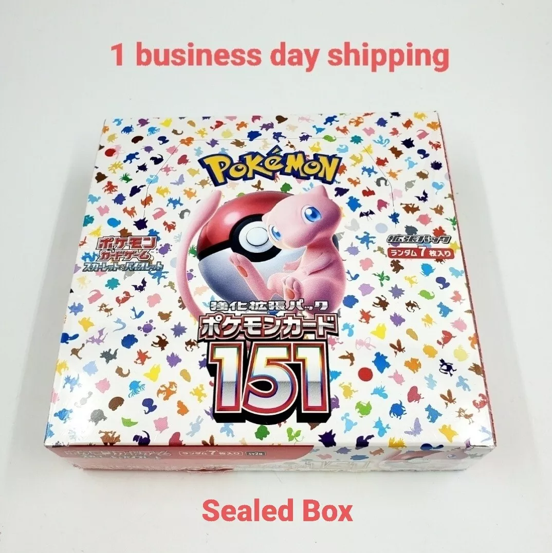 Pokemon Cards Scarlet & Violet Pokemon Card 151 Booster Box sv2a Sealed  Japanese