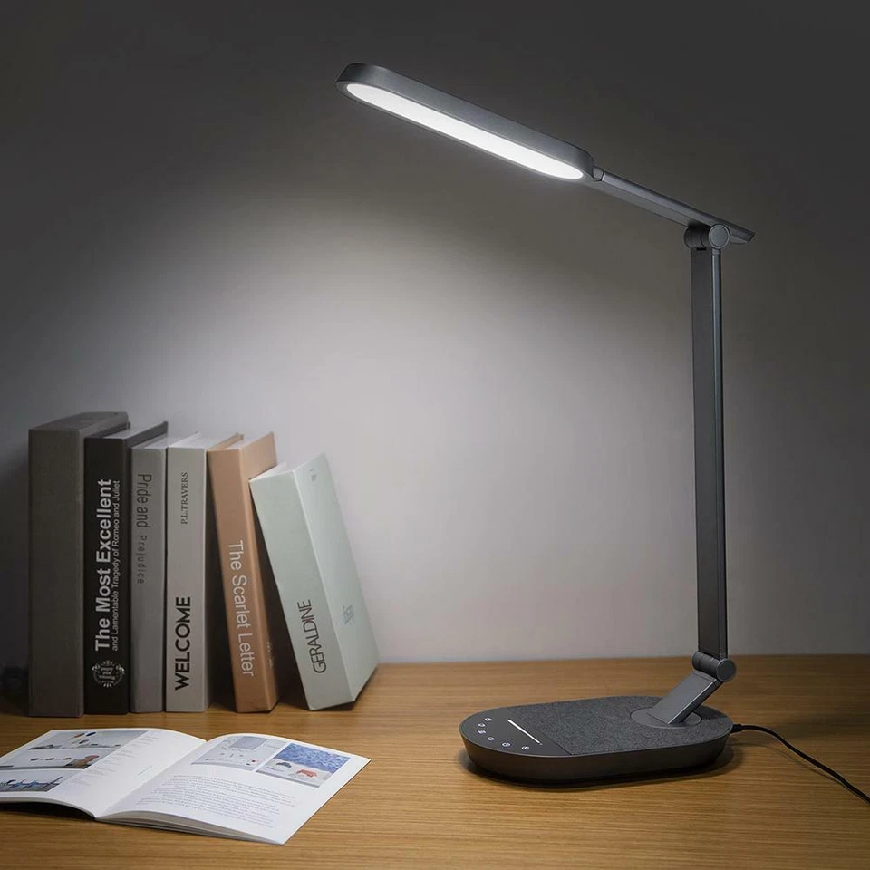 TaoTronics TT-DL56 Elegante Lámpara de Escritorio LED de Metal Luz de Oficina Philips EnabLED Piojos Foto 2 de 4