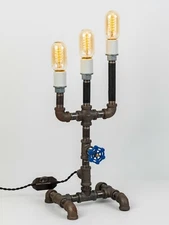 Whiskertin Trident Table Lamp
