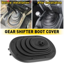 Manual Transmission Gear Shifter Boot Shift Cover For Jeep Wrangler JK 2007-2010