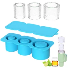 Slow-Melting Stackable Ice Cube Mold Maker For Whisky Cocktails Beverage