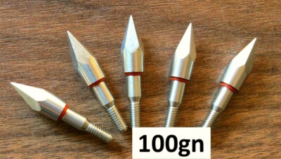 Jagd Pfeilspitzen Botkin 100 grain 5-seitig Armbrust Bogenschießen Adder 