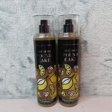 BATH  BODY WORKS Iced Lemon Pound Cake Fine Fragrance Mist Spray 2pc Lot New