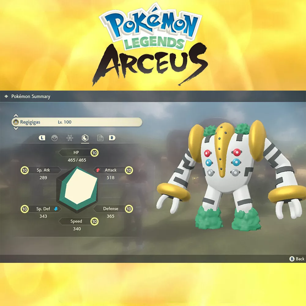 Shiny Regigigas best Stats // Pokemon Legends: Arceus // -  Hong Kong