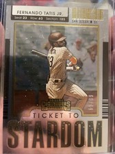 2021 Contenders Fernando Tatis Jr Gold Ticket To Stardom  61-66/99 Rare 🔥Padres