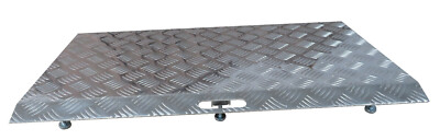 WORHAN  Mobil Schwellenrampe Stufenrampen Rollstuhlrampe Alu Aluminium Rampe 