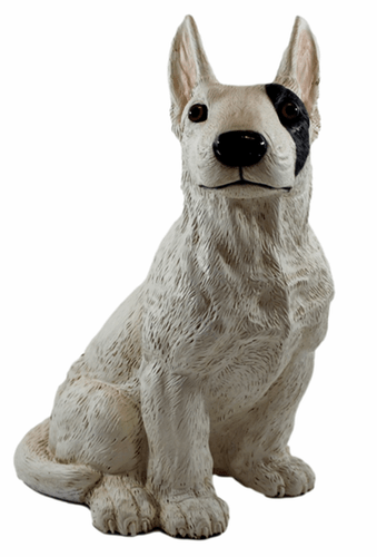 Deko Figur Hund Hundefigur Bull Terrier Kollektion Castagna aus Resin H 32 cm - Bild 1 von 6