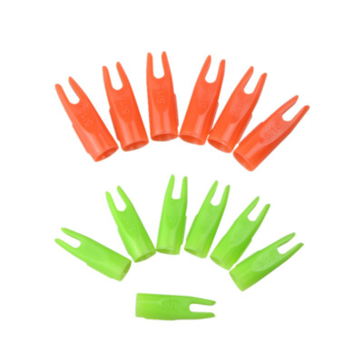 Archery 5/16 Inch Arrow Nocks Plastic Tails ID7mm Pin Wood Bamboo Shaft
