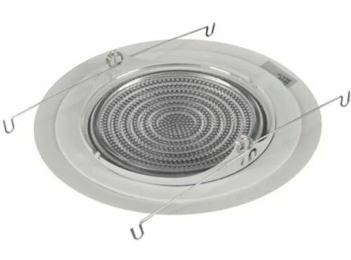 6" INCH RECESSED CAN LIGHT SHOWER TRIM GLASS CLEAR FRESNEL LENS NEW - Image 2 of 4