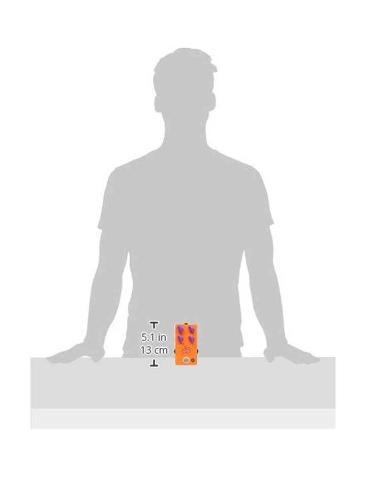 Pedales JHS JHS BOLA DE QUESO PELUSA PEDAL DE DISTORSIÓN Foto 3 de 4