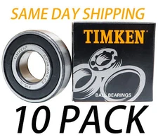 10PCS TIMKEN 6204-2RSC3 6204-2RS 20X47X14MM Double Rubber Sealed Bearings 6204RS