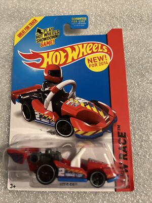 2014 Hot Wheels ''Let's Go'' HW Race Series #165/250 New On Card B160