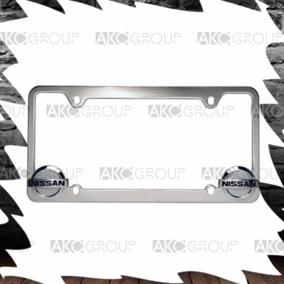 Heavy Duty Official Nissan Chrome License Plate Frame For US License Plates