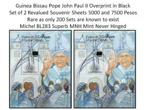 Bissau-Guinean Decimal Famous People Postal Stamps