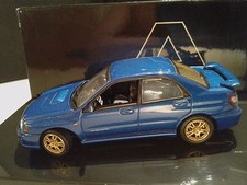 SUBARU IMPREZA WRX STI NEW AGE BLUE MET. AUTOart 1/43 NEW RARE