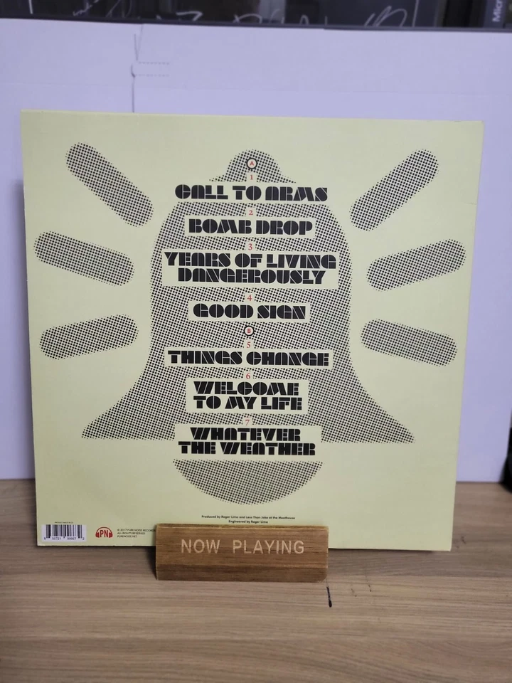 LESS THAN JAKE-SOUND THE ALARM,12" E.P. VINYL RECORD,2017 U.S. ROCK,COLOURED. - Image 2 of 4