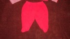 3 pc mixed lot Christmas outfit sz 6-9 mo Holliday shirt pants hat raindeer — photo 3
