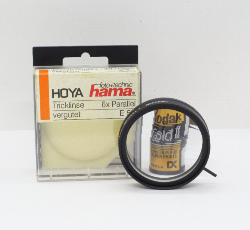 Lentille tricotée Hama Hoya 6 x parallèle E 55 55 mm lentille tricotée lentille à effet filtre appareil photo - Photo 1/2