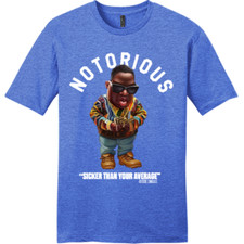NEW ART SOCIETY SWOD BIGGIE TOON TEE SHIRT ROYAL FROST SMALL-4XLARGE MADE IN USA