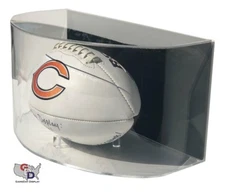 Curved Acrylic Wall Mount Full Size Football Display Case GameDay Display