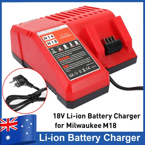ADVTRONICS 12V-18V Chargeur De Remplacement Pour Milwaukee M18 M12 18V Batterie 48-59-1812 48-59-1807 48-59-1806 48-59-1840 2710-20 48-11-244 M12B2 M12B4 C12 B C12 BX