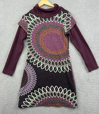 Aryeh 3/4 Sleeve Sheath Dress Medium Multicolor Geometric Southwestern Boho Arts