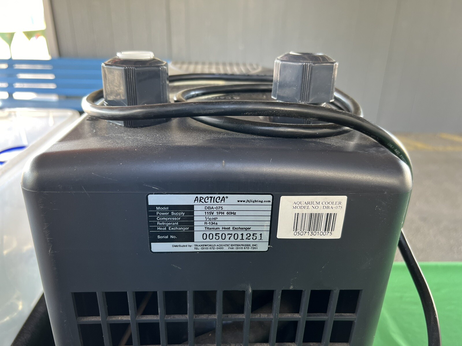 JBJ Arctica DBA075 Titanium Aquarium Chiller eBay