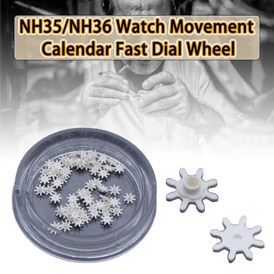 2 Pcs Fast Dial Wheel For NH35/NH36 Automatic Mechanical Watch Movement Repair