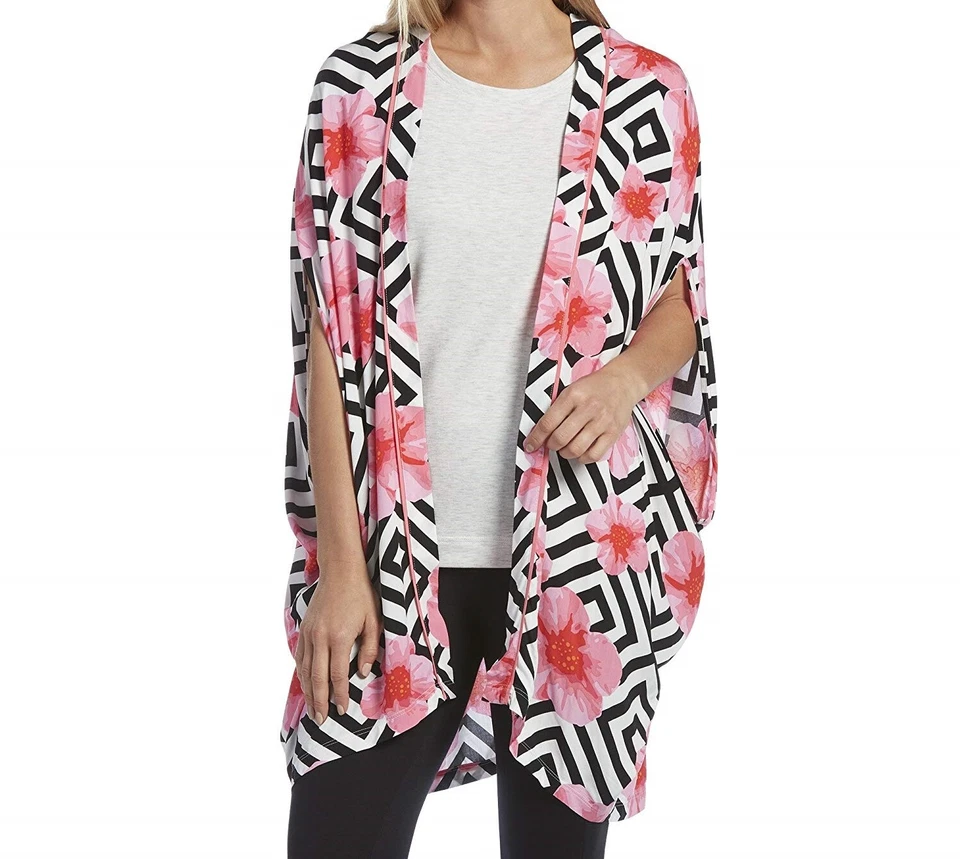 Envoltura para dormir kimono frontal abierto HUE para mujer, colores surtidos Foto 4 de 4