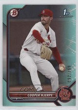 2022 Bowman Draft Aqua 92/199 Cooper Hjerpe #BD-95 4z8