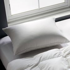 Queen Size Firm Down Feather Pillow,Hotel Collection Bed Pillow for Side  Ba...