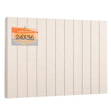 Lightomorrow Bulletin Board, 36 x 24 inches Felt Board Decorative Pin Board, 3'