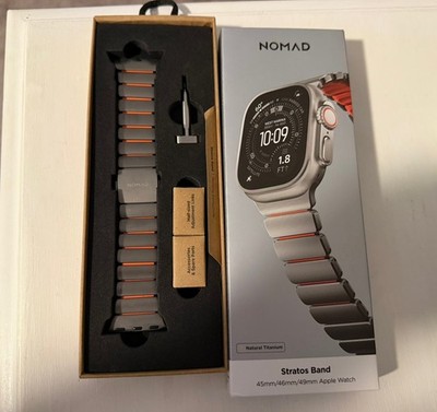 Nomad Titanium Apple Watch Band