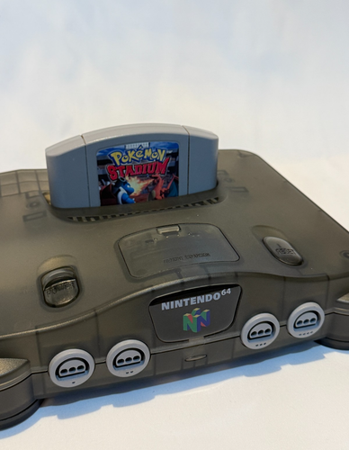 Console Nintendo 64 restaurée (noir translucide) et câbles - Livraison gratuite ✅ - Photo 8/14