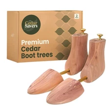 Cedar Boot Tree for Men - Natural Aromatic Wood Boot Tree X-Large / 11 - 13 US