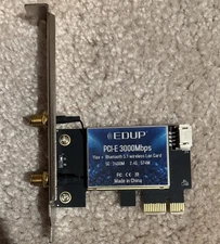 EDUP PCI-E Wireless External Network Adapter Card 3000Mbps WiFi 6 Bluetooth 5.0