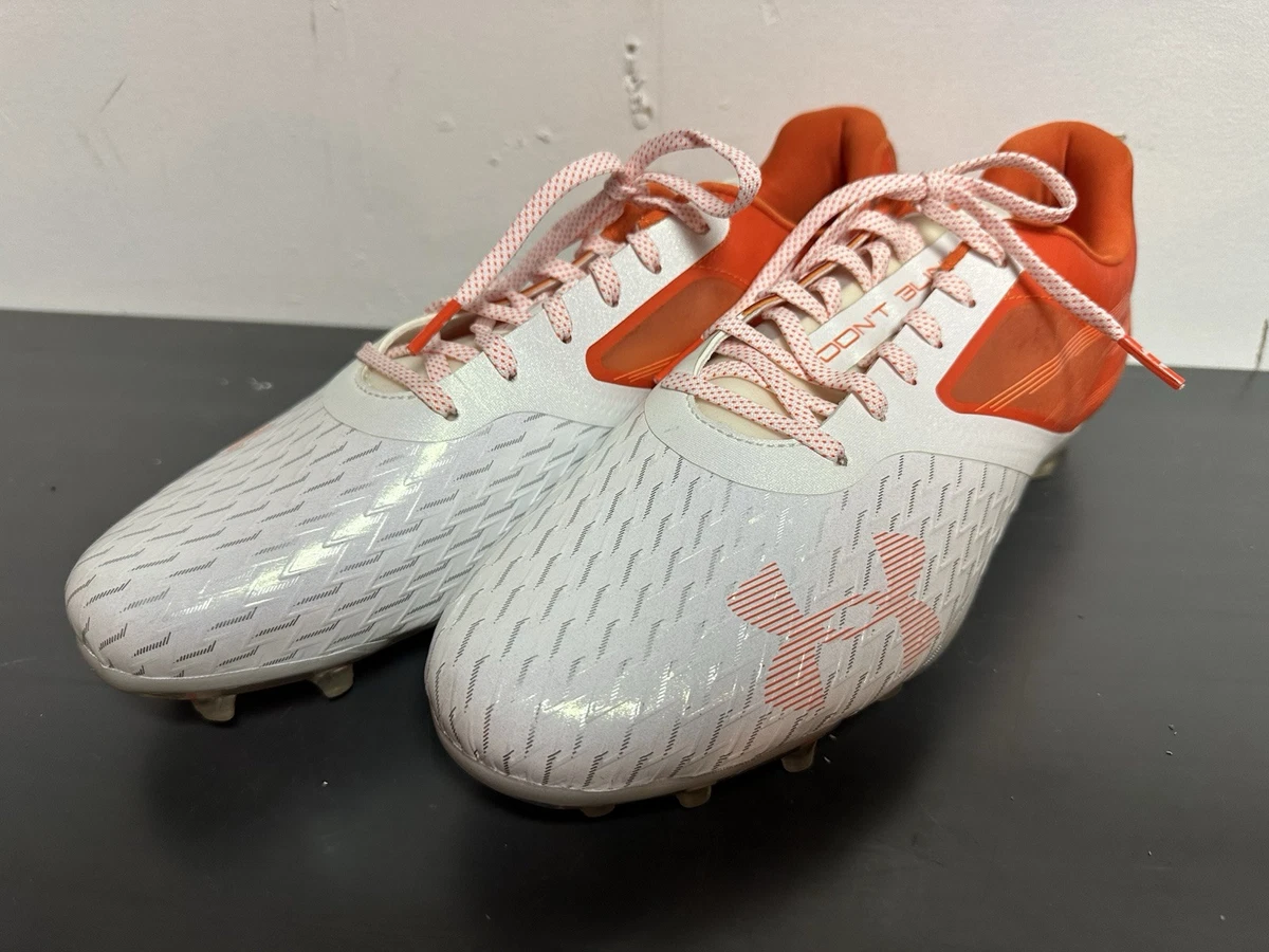 Under armour Orange 13.5 US Football Shoes & Cleats for Men 