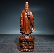 Old Tibetan Boxwood Confucius