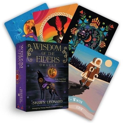 Wisdom of the Elders Oracle: A 44-Card Deck and Guidebook by Shawn Leonard Cards