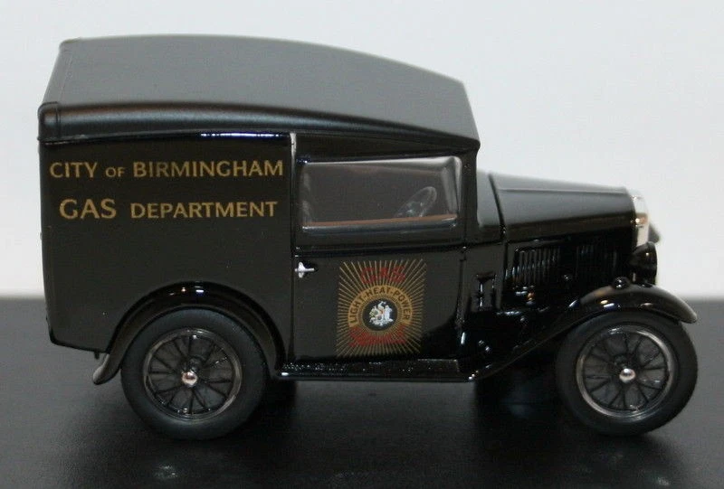 Oxford Diecast Escala 1/43 ASV006 - Austin 7 Seven RN Van Birmingham Gas Dept Foto 3 de 4