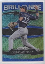 2020 Panini Prizm Brilliance Blue Mojo Prizm 139/175 Christian Yelich #B-6 o7m