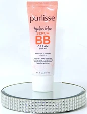 PURLISSE Ageless Glow Serum BB Cream SPF40 Light-Medium OR Medium-Warm CHOOSE!