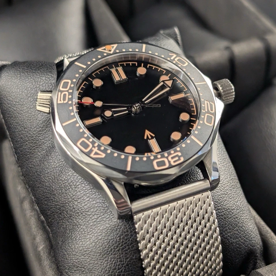 Automatic Diver 41mm | NH35 | Saphirglas | Edelstahl | Style | Bronze - Bild 4 von 4