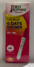 FIRST RESPONSE Pregnancy Early Result 6 Days Sooner -2 test- EXP : 03/26