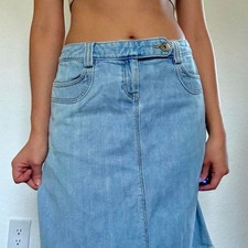 Vintage GAP Light Wash Denim Skirt
