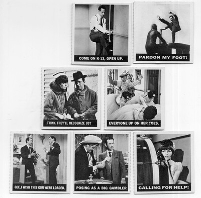 Get Smart trading cards 2.5'' x 2.5'' 1966 unrated you choose from drop down list
